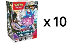 Pokemon SV5 Temporal Forces Prerelease Build & Battle Kit DISPLAY (10 Kits)